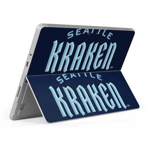 NHL Seattle Kraken Script Surface Go Skin