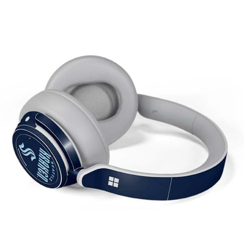 NHL Seattle Kraken Script Surface Headphones Skin