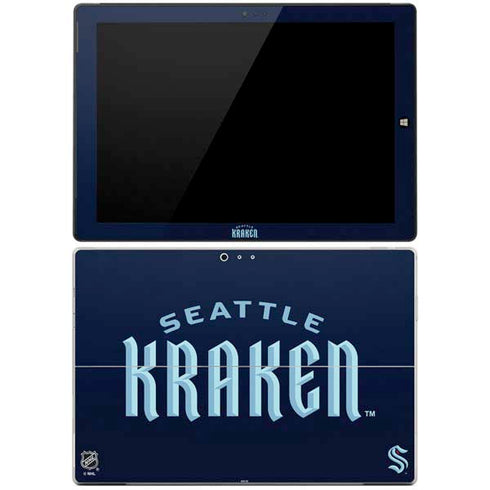 NHL Seattle Kraken Script Surface Pro 3 Skin