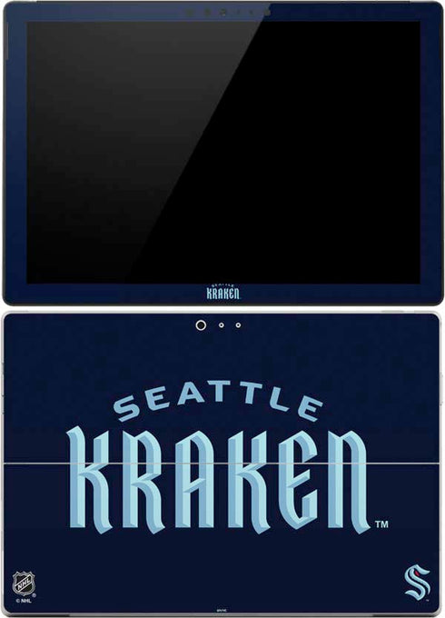 NHL Seattle Kraken Script Surface Pro (2017) Skin