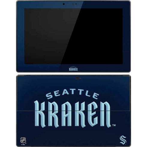 NHL Seattle Kraken Script Surface Pro Tablet Skin