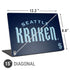 NHL Seattle Kraken Script Universal Laptop 15in (12.2 x 8.8in) Skin