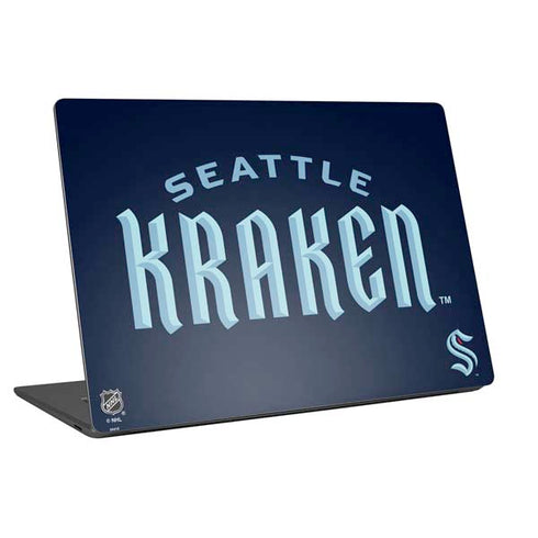NHL Seattle Kraken Script Universal Laptop 16.6in (13.4 x 9.7in) Skin