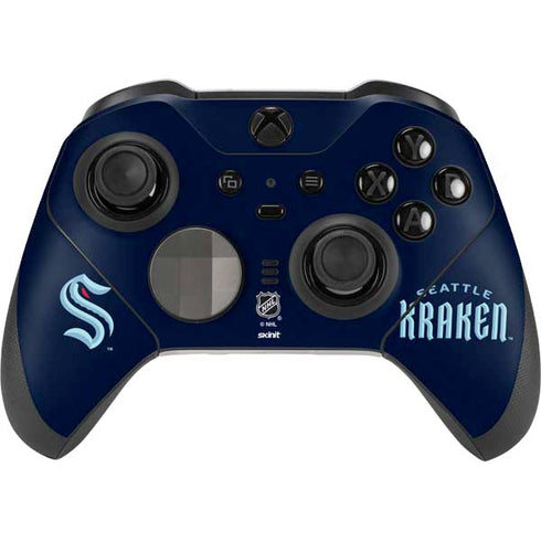 NHL Seattle Kraken Script Xbox Elite Wireless Controller Series 2 Skin