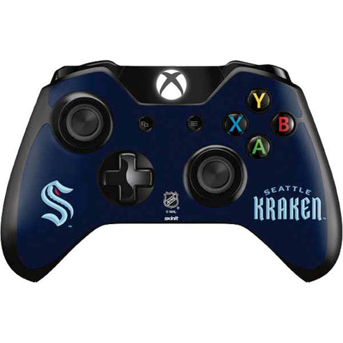 NHL Seattle Kraken Script Xbox One Controller Skin