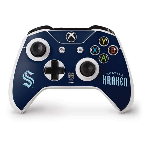 NHL Seattle Kraken Script Xbox One S Controller Skin