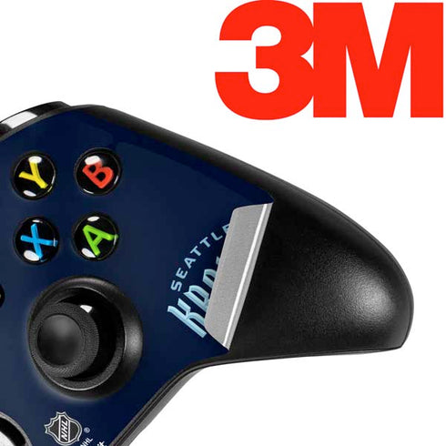 NHL Seattle Kraken Script Xbox One X Controller Skin