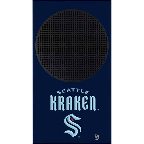 NHL Seattle Kraken Script Xbox Series S Console Skin