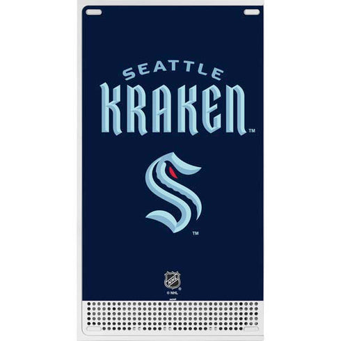 NHL Seattle Kraken Script Xbox Series S Console Skin