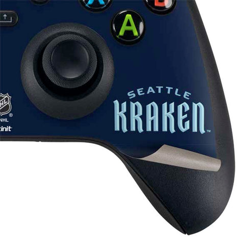 NHL Seattle Kraken Script Xbox Series X Controller Skin