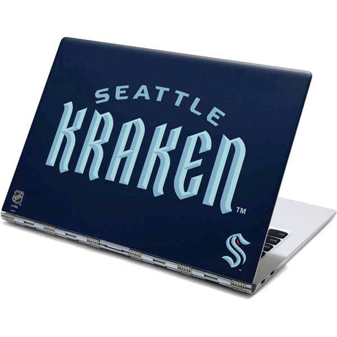 NHL Seattle Kraken Script Yoga 910 2-in-1 14in Touch-Screen Skin