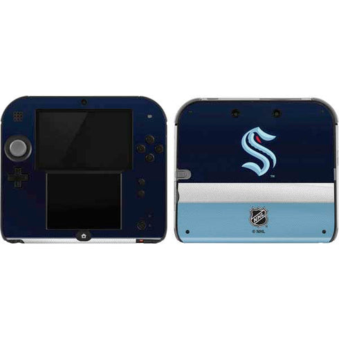 NHL Seattle Kraken Striped Nintendo 2DS Skin