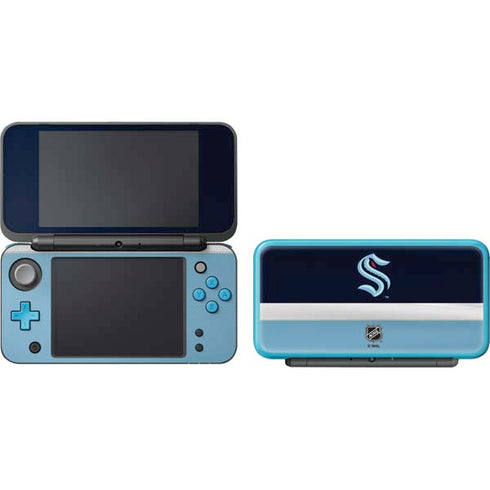 NHL Seattle Kraken Striped Nintendo 2DS XL (2017) Skin