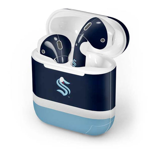 NHL Seattle Kraken Striped Apple AirPods 2 Skin