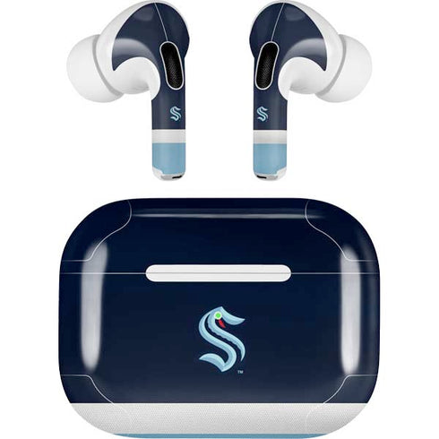 NHL Seattle Kraken Striped Apple AirPods Pro Skin