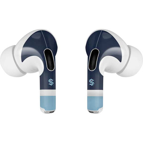 NHL Seattle Kraken Striped Apple AirPods Pro Skin