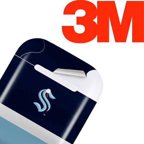 NHL Seattle Kraken Striped Apple AirPods Skin