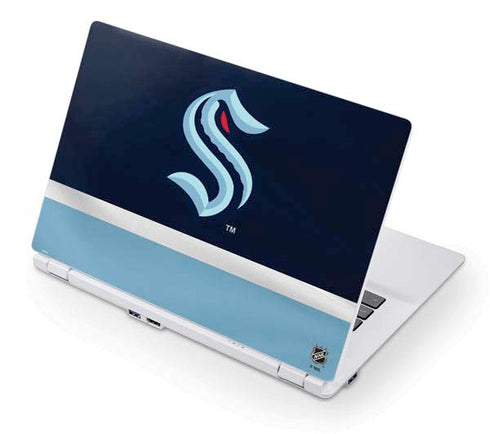 NHL Seattle Kraken Striped Acer Chromebook Skin