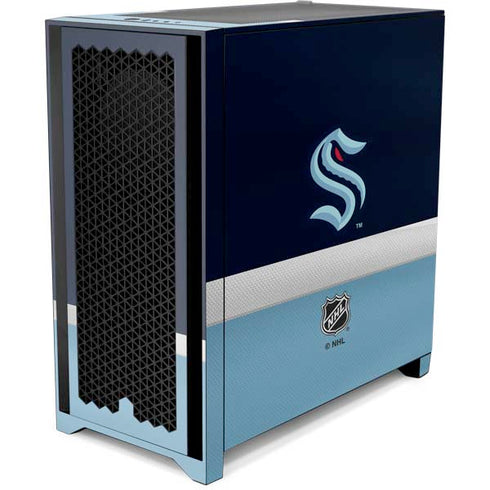 NHL Seattle Kraken Striped Corsair 4000D Tempered Glass Mid-Tower ATX Case Skin