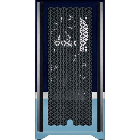 NHL Seattle Kraken Striped Corsair 4000D Tempered Glass Mid-Tower ATX Case Skin