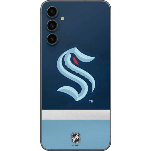NHL Seattle Kraken Striped Galaxy A14 5G Skin