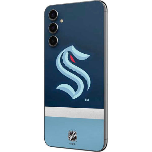 NHL Seattle Kraken Striped Galaxy A14 5G Skin