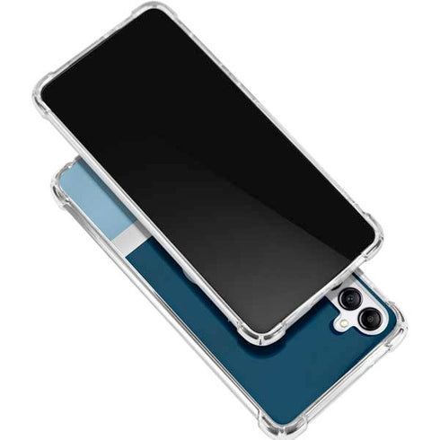 NHL Seattle Kraken Striped Galaxy A15 5G Clear Case