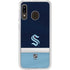 NHL Seattle Kraken Striped Galaxy A20 Clear Case