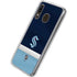NHL Seattle Kraken Striped Galaxy A20 Clear Case