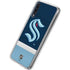 NHL Seattle Kraken Striped Galaxy A50 Clear Case