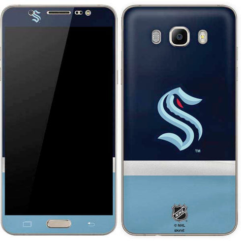 NHL Seattle Kraken Striped Galaxy J7 Skin