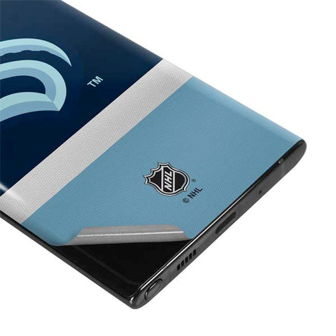 NHL Seattle Kraken Striped Galaxy Note 10 Plus Skin
