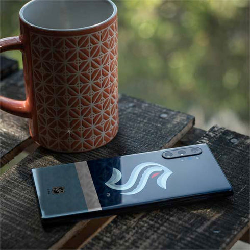 NHL Seattle Kraken Striped Galaxy Note 10 Plus Skin