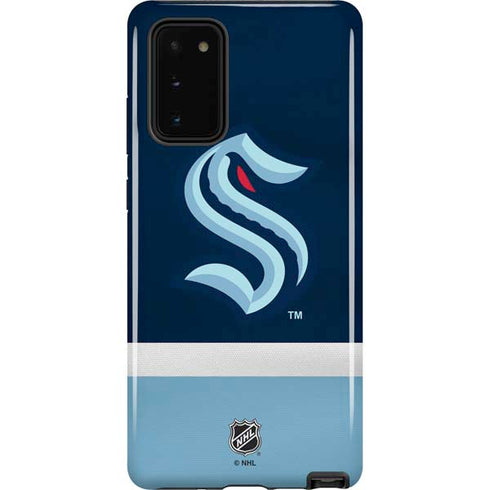 NHL Seattle Kraken Striped Galaxy Note20 5G Pro Case