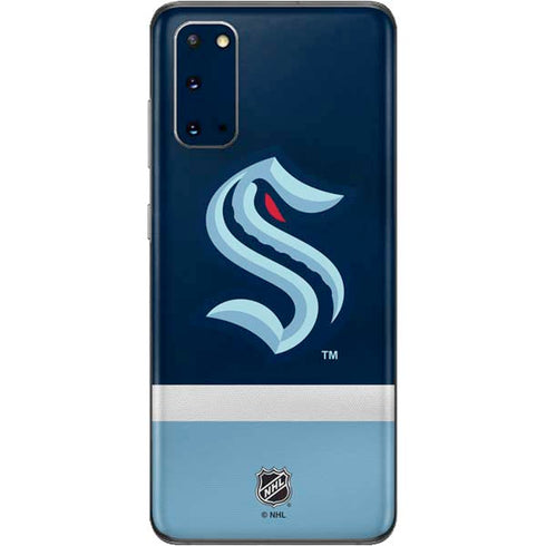 NHL Seattle Kraken Striped Galaxy S20 Skin