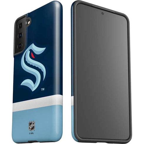 NHL Seattle Kraken Striped Galaxy S21 FE Pro Case