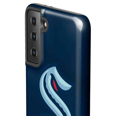 NHL Seattle Kraken Striped Galaxy S21 Plus 5G Pro Case