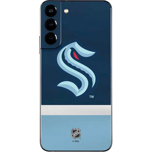 NHL Seattle Kraken Striped Galaxy S22 Plus Skin