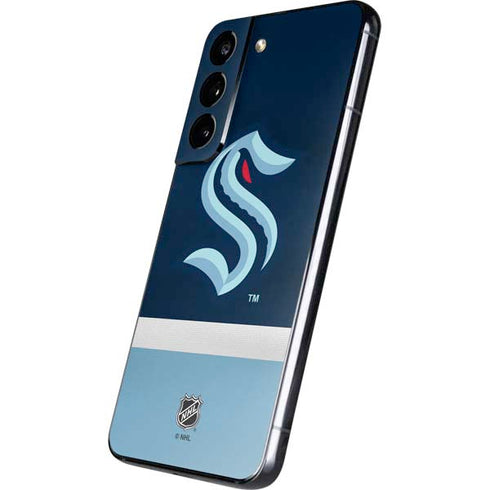 NHL Seattle Kraken Striped Galaxy S22 Skin