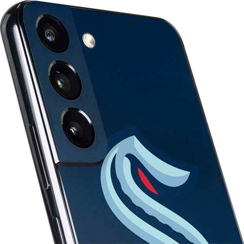 NHL Seattle Kraken Striped Galaxy S22 Skin