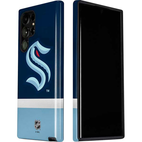 NHL Seattle Kraken Striped Galaxy S22 Ultra Pro Case