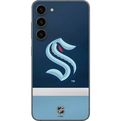 NHL Seattle Kraken Striped Galaxy S23 Plus Skin