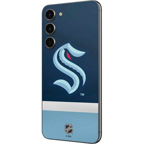 NHL Seattle Kraken Striped Galaxy S23 Plus Skin
