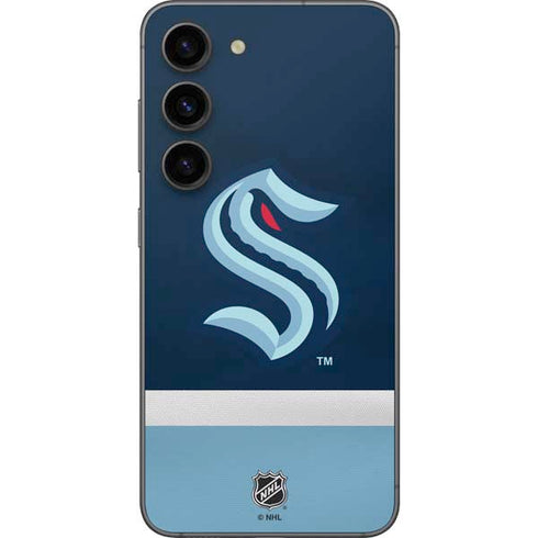 NHL Seattle Kraken Striped Galaxy S23 Skin