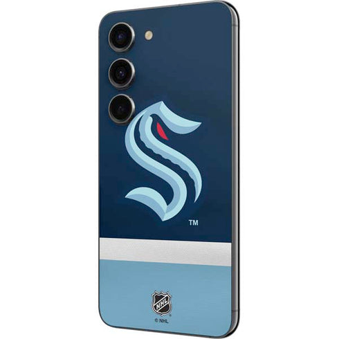 NHL Seattle Kraken Striped Galaxy S23 Skin