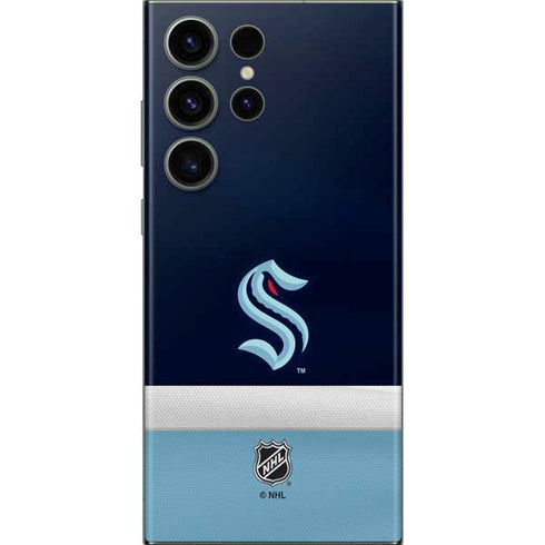 NHL Seattle Kraken Striped Galaxy S23 Ultra Skin