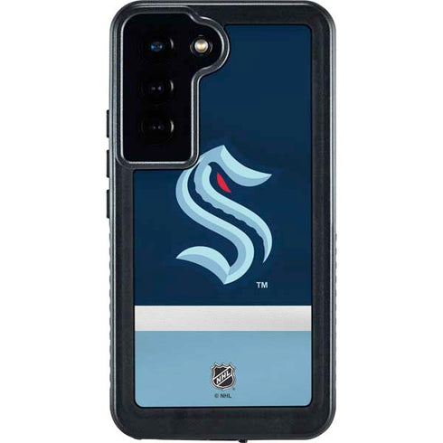 NHL Seattle Kraken Striped Galaxy S23 Waterproof Case