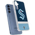 NHL Seattle Kraken Striped Galaxy S24 Clear Case