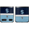 NHL Seattle Kraken Striped Galaxy Z Flip Skin