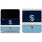 NHL Seattle Kraken Striped Galaxy Z Flip3 5G Skin